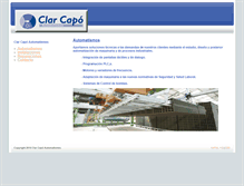 Tablet Screenshot of clarcapo.com
